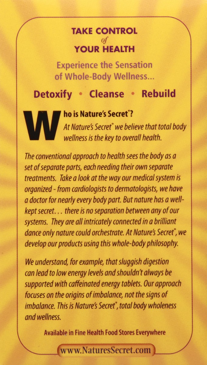 slide 6 of 9, Nature's Secret Urinary Flush & Support 60 ea, 60 ct