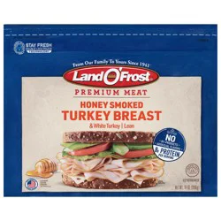 LAND O FROST Land O'frost Premium Lunch Meat Sliced Smoked Honey Turkey, 16 Oz
