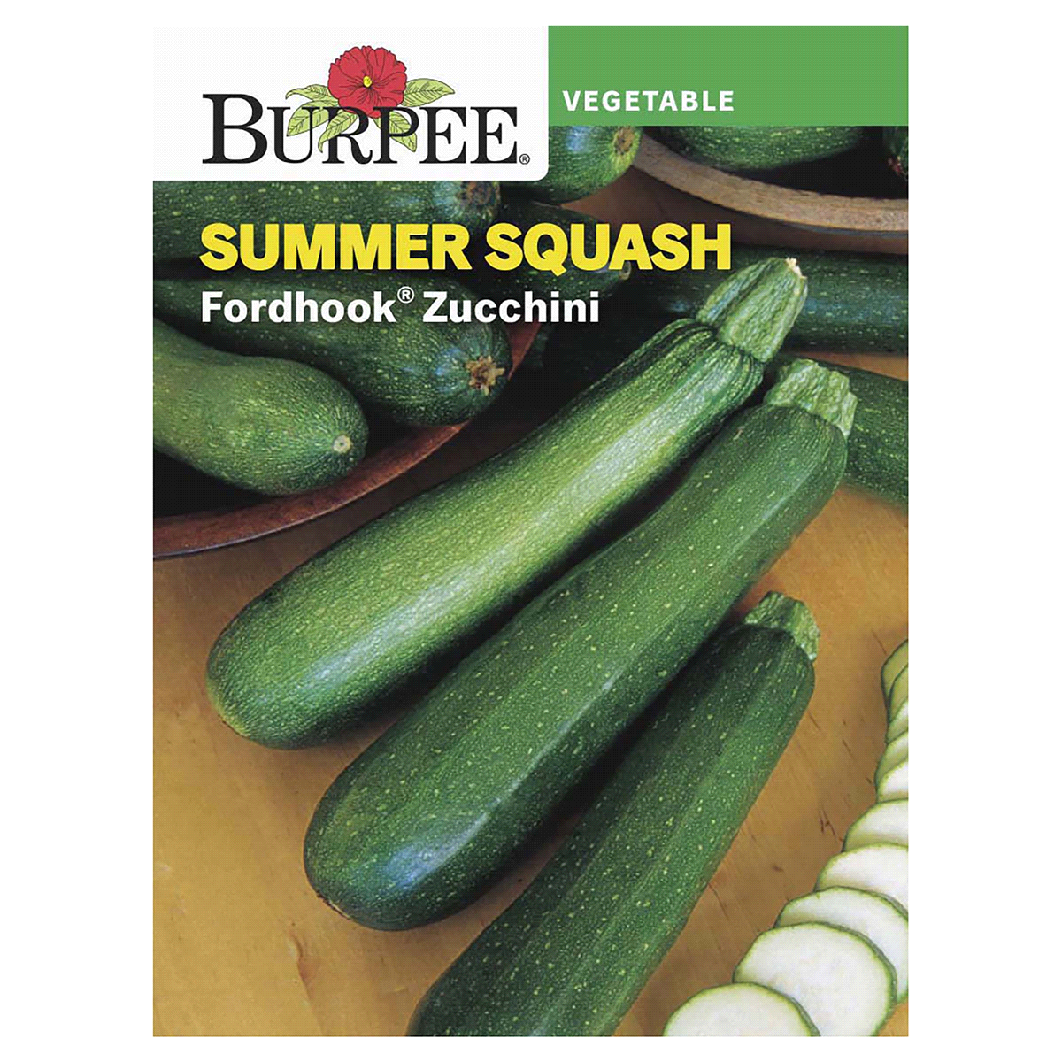 slide 1 of 5, Burpee Summer Squash Fordhook Zucchini Seeds, 1 ct