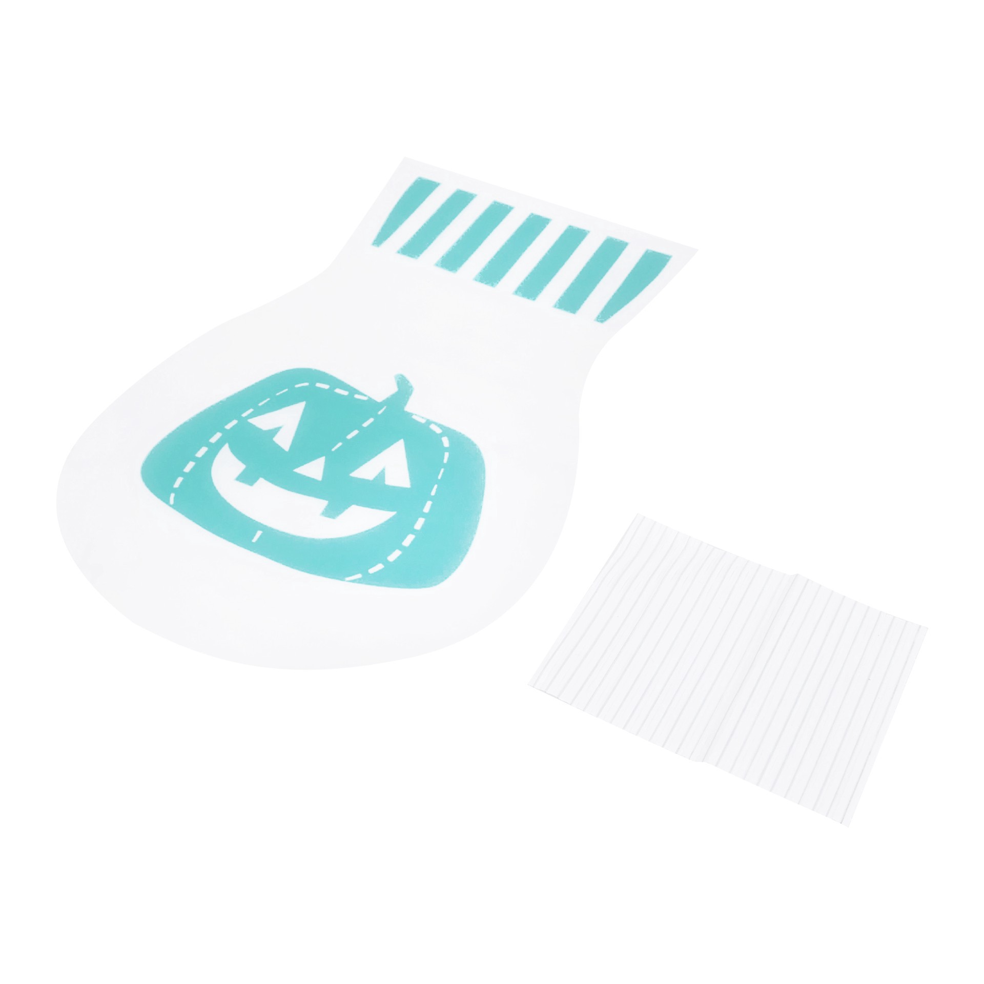 slide 13 of 13, Meijer Corporate Seasonal Meijer Halloween Teal Cello Treat Bag, 12 ct