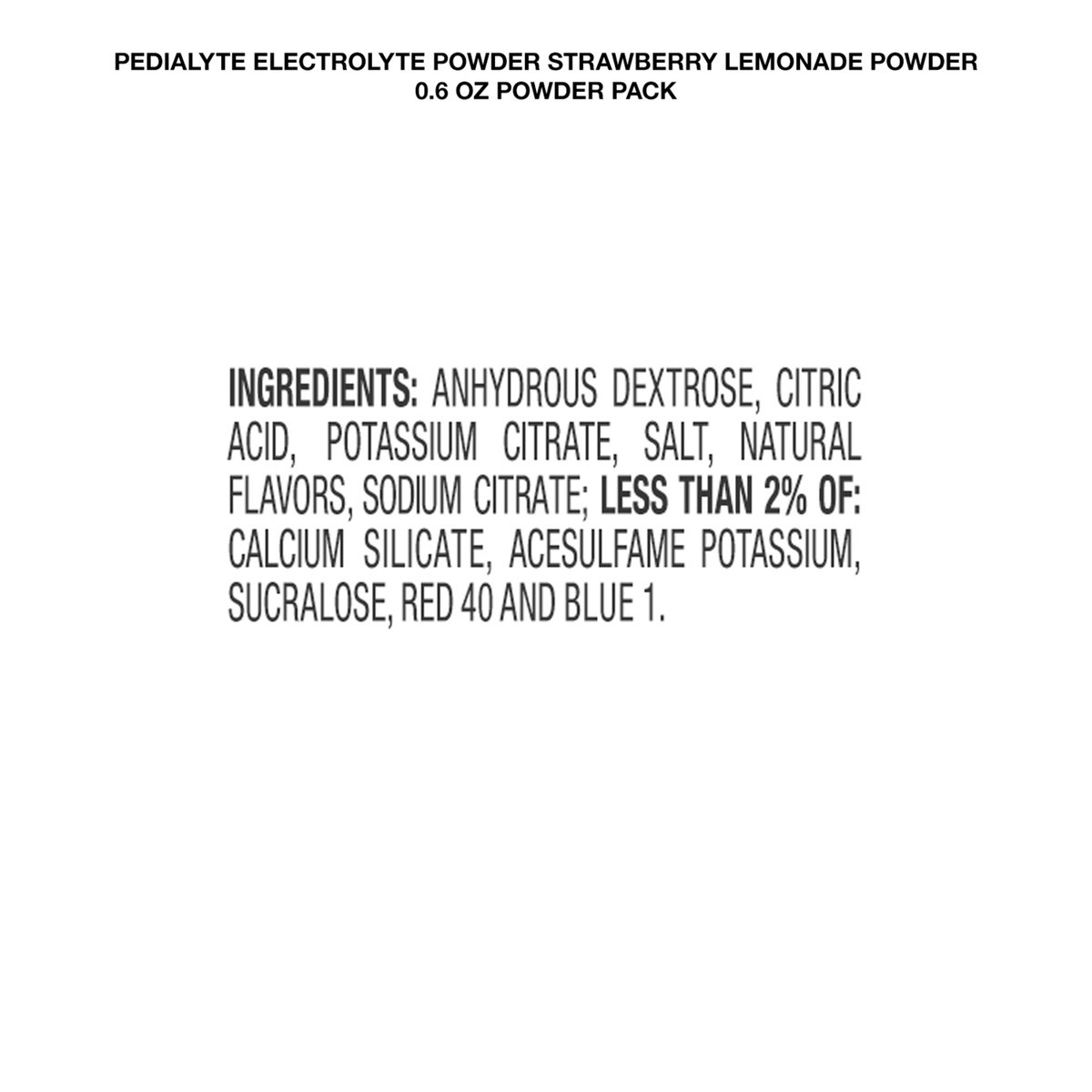 slide 12 of 13, Pedialyte Electrolyte Powder Strawberry Lemonade Powder 17 g Powder Packs, 1.2 oz