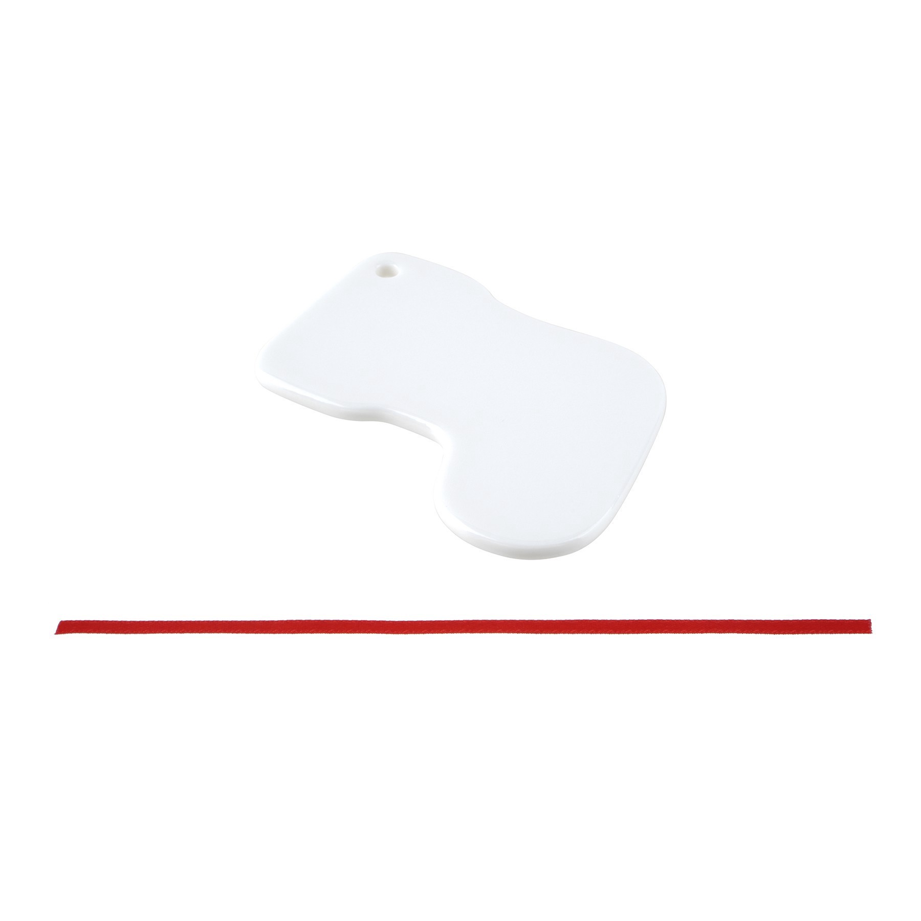 slide 2 of 2, 3.5" Stocking Ceramic Sublimation Ornaments, 3ct. By Make Market, 3 ct