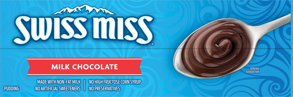 slide 6 of 9, Swiss Miss IndulGent Collection Pudding Cups Creamy Milk Chocolate, 6 ct; 4 oz