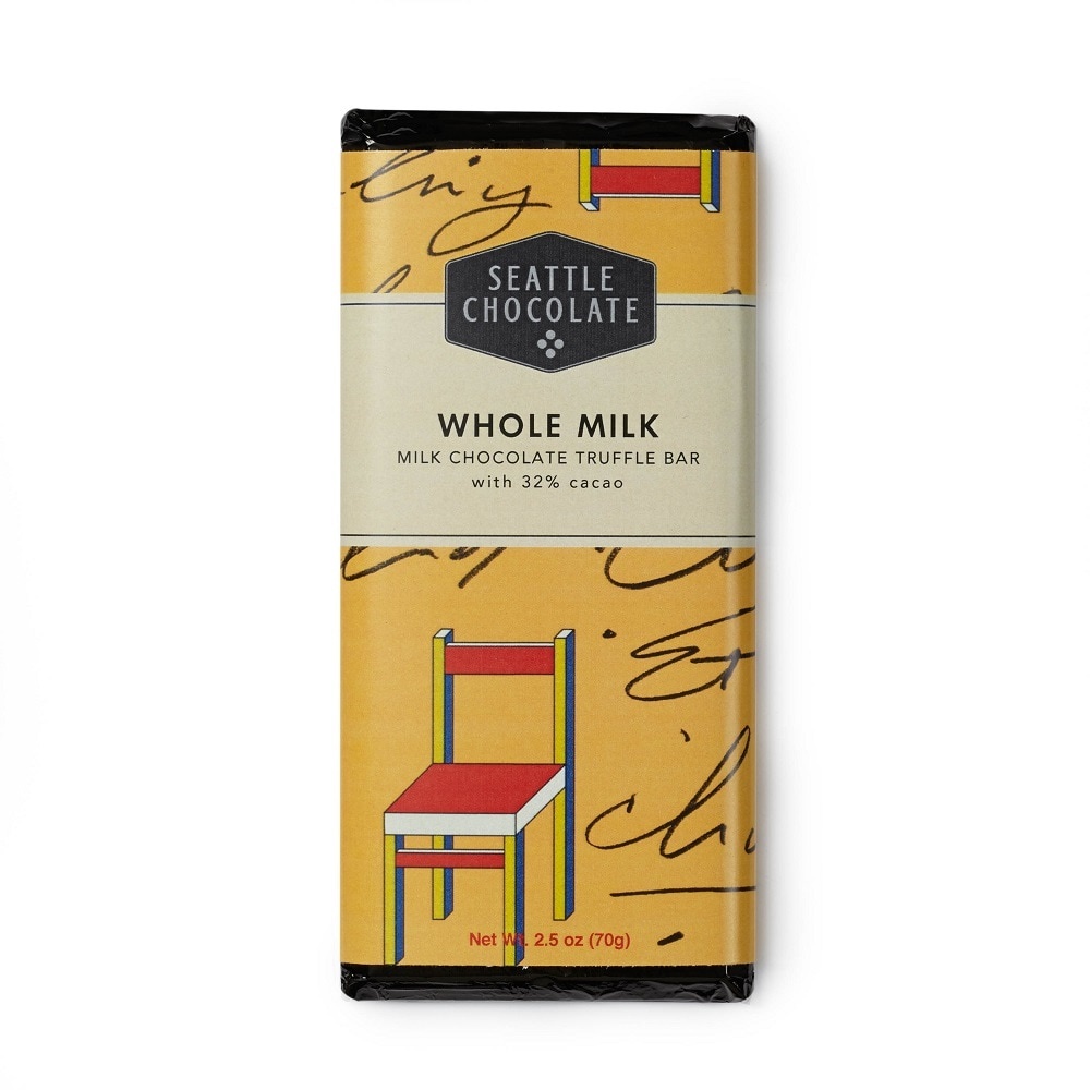 slide 1 of 1, Seattle Chocolate Truffle Bar, Milk Chocolate, 2.5 oz