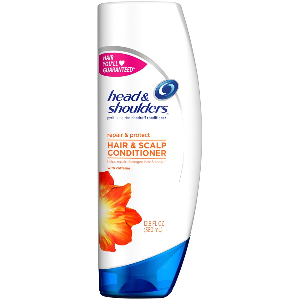 slide 1 of 7, Head & Shoulders Repair & Protect Hair & Scalp Conditioner with Caffeine, 12.8 fl oz