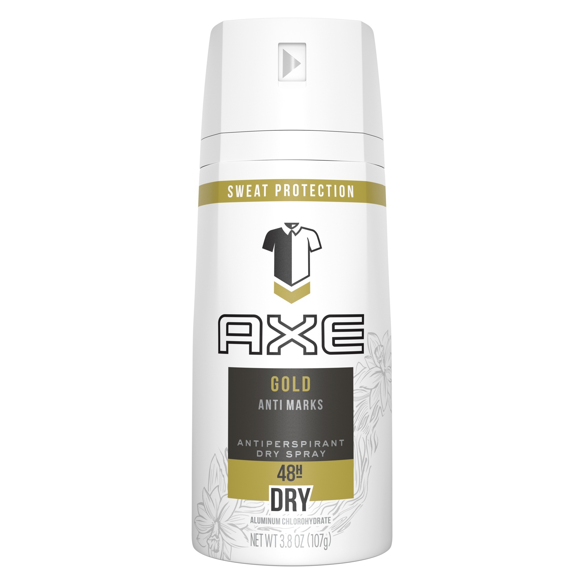 slide 1 of 1, AXE Dry Spray Antiperspirant Deodorant For Men Signature Gold, 3.8 oz