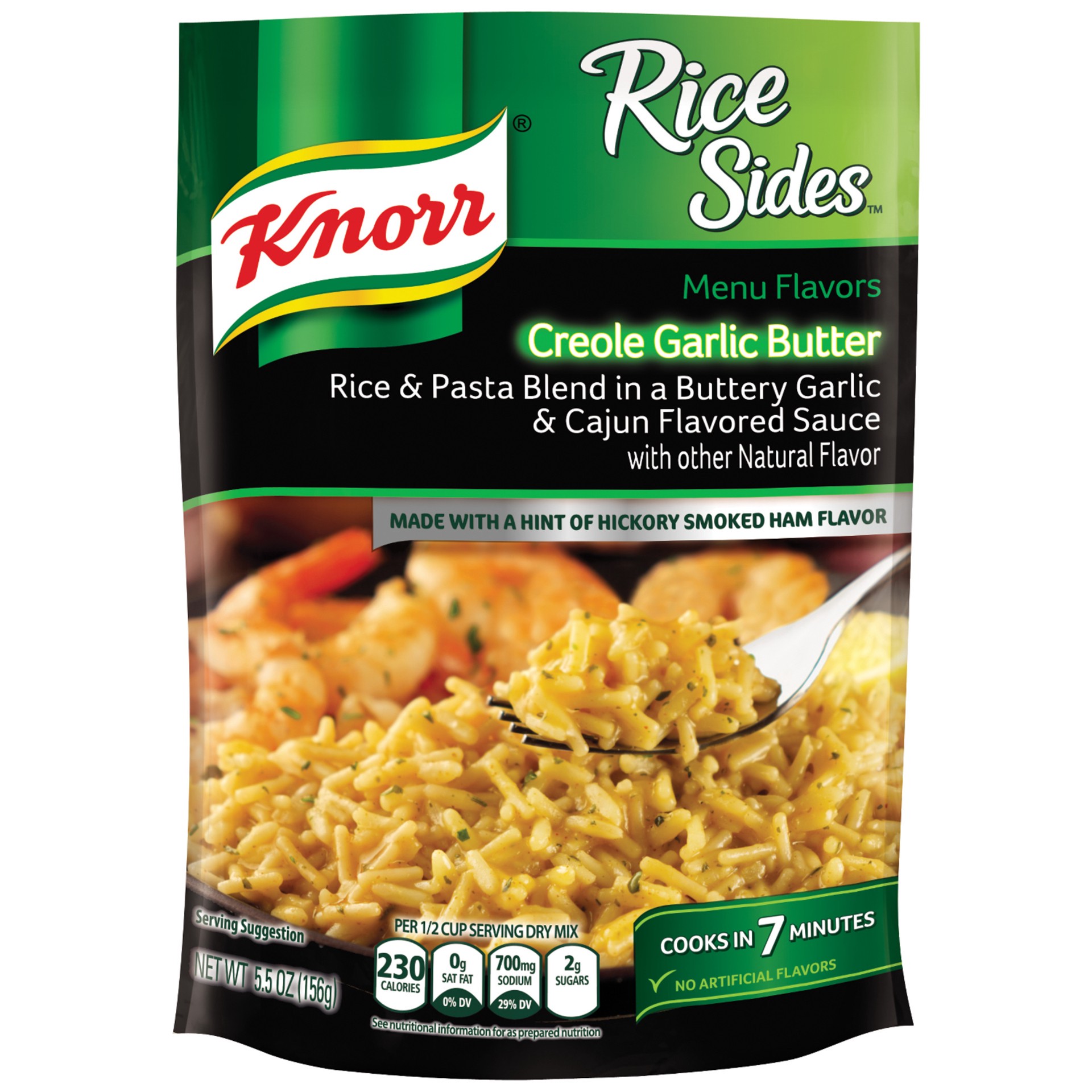 slide 1 of 1, Knorr Rice Side Dish Creole Garlic Butter, 5.5 oz, 5.5 oz