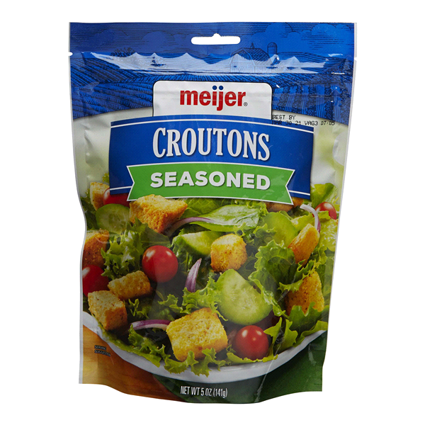 slide 1 of 1, Meijer Croutons Seasoned, 5 oz