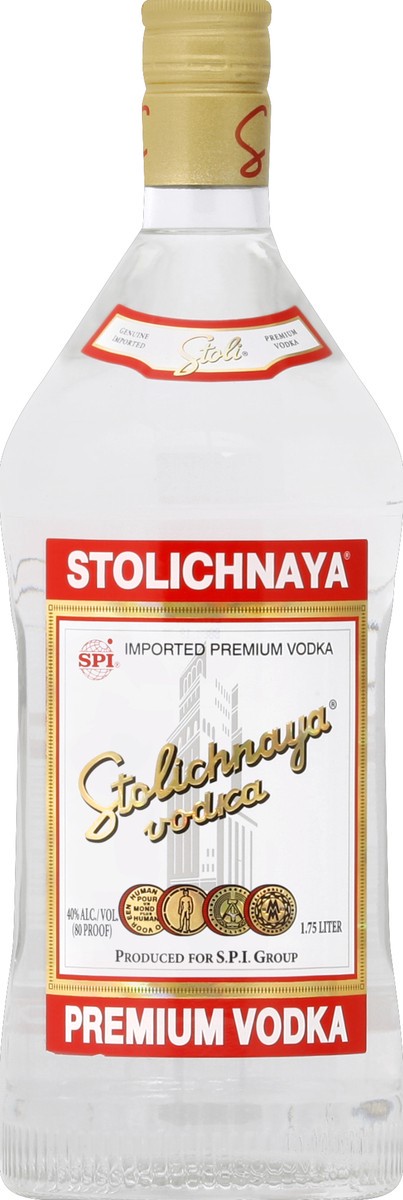 slide 2 of 3, Stolichnaya Premium Vodka, 1.75 liter