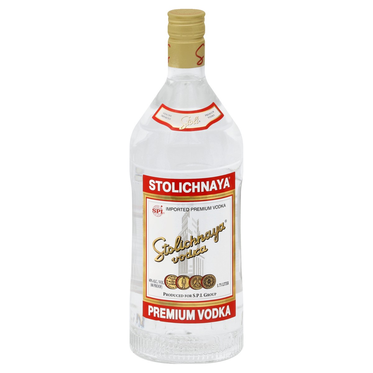 slide 3 of 3, Stolichnaya Premium Vodka, 1.75 liter