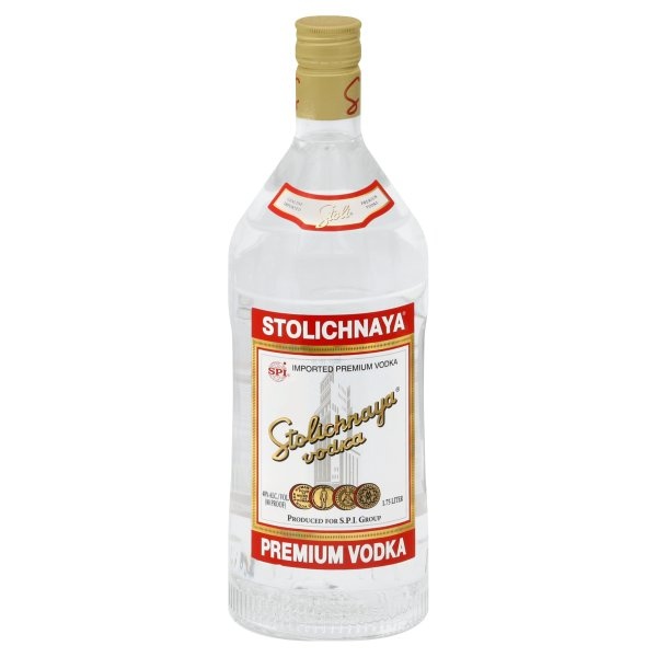 slide 1 of 3, Stolichnaya Premium Vodka, 1.75 liter