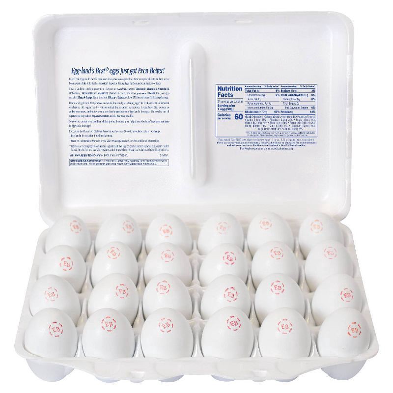 slide 2 of 7, Eggland's Best Large White Eggs, 24 ct
