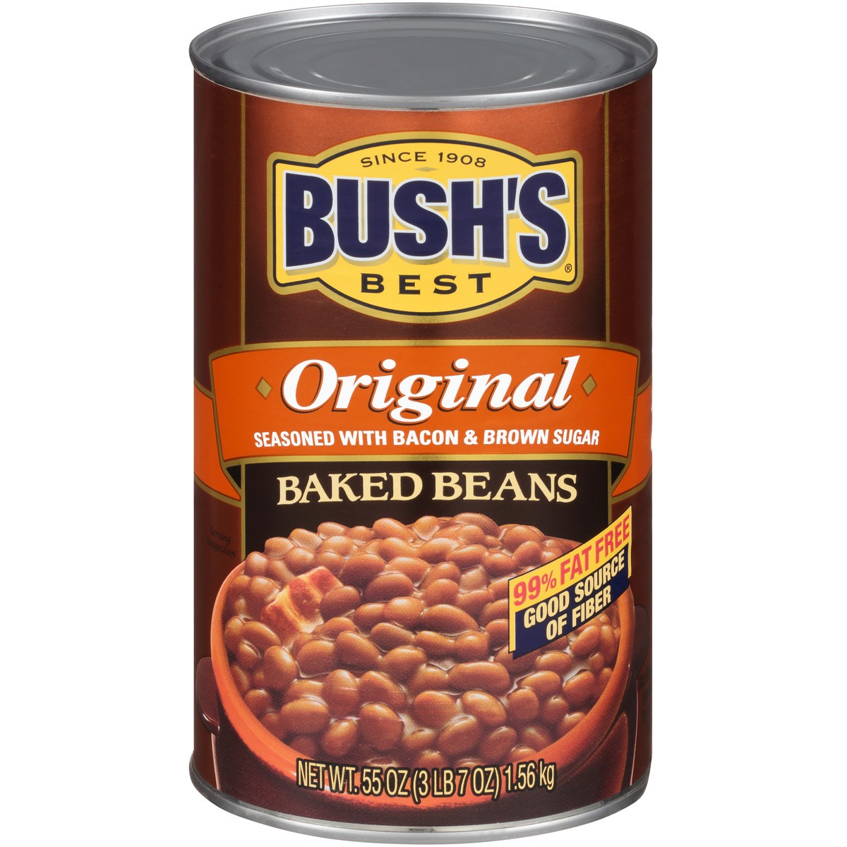 slide 3 of 12, Bush's Best Bush's Original Baked Beans 55 oz, 55 oz