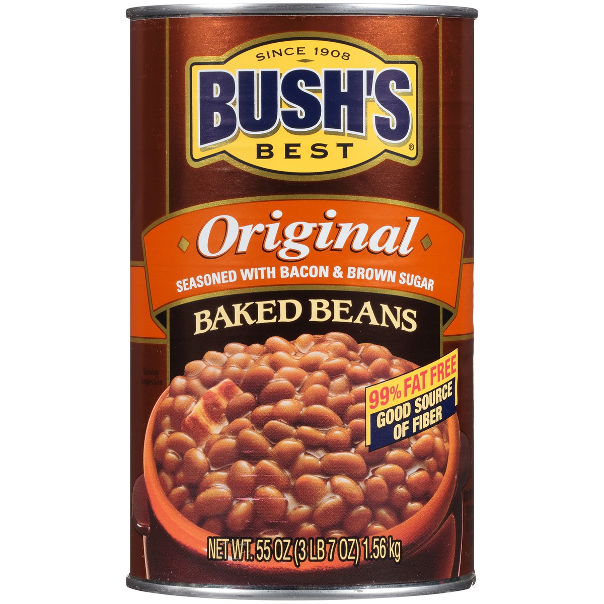 slide 8 of 12, Bush's Best Bush's Original Baked Beans 55 oz, 55 oz