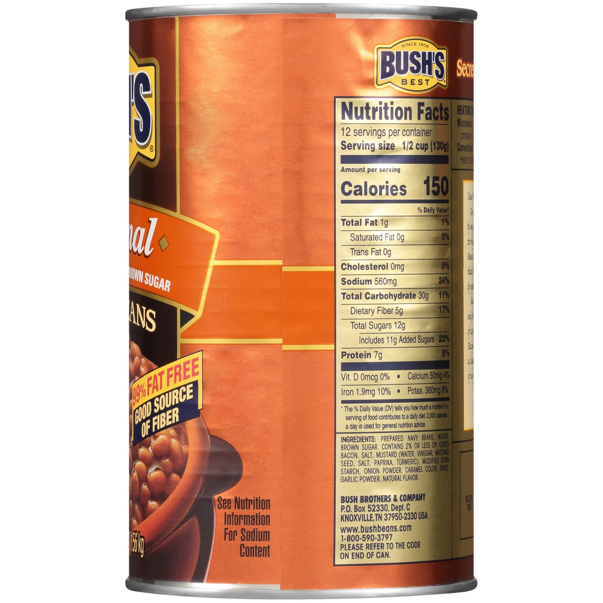 slide 6 of 12, Bush's Best Bush's Original Baked Beans 55 oz, 55 oz