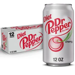 Dr Pepper Soda, 12 ea