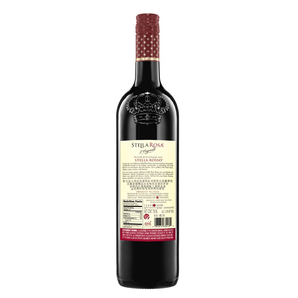 slide 36 of 99, Stella Rosa Rosso Semi Sweet Wine, 750 ml