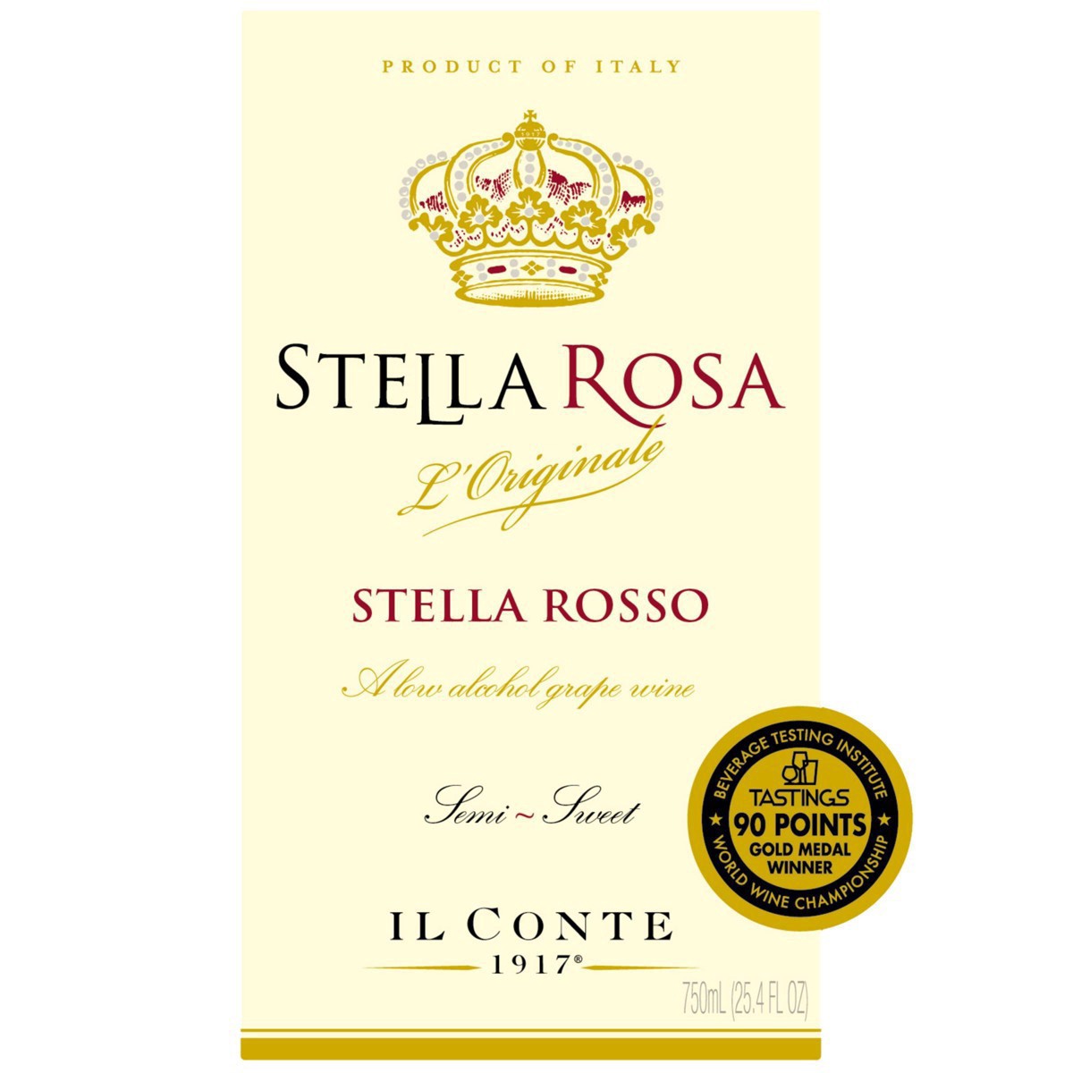 slide 60 of 99, Stella Rosa Rosso Semi Sweet Wine, 750 ml