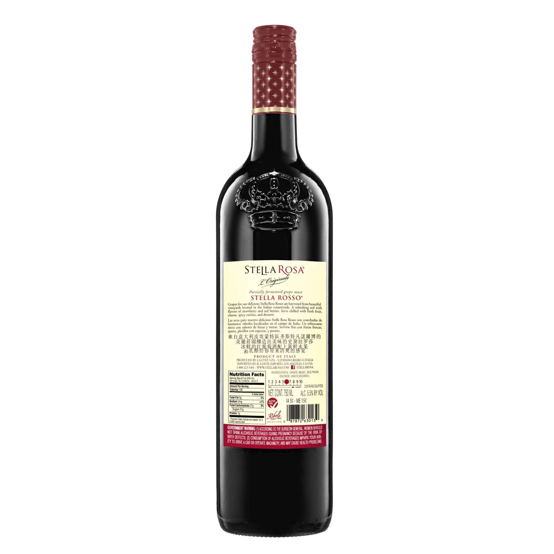 slide 90 of 99, Stella Rosa Rosso Semi Sweet Wine, 750 ml