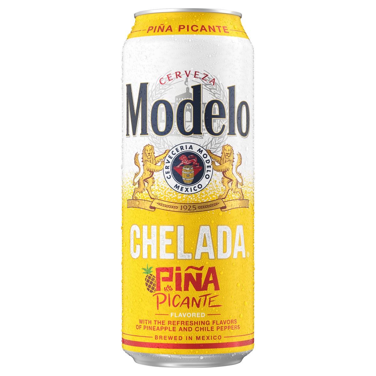 slide 1 of 10, Modelo Chelada Pina Picante Mexican Import Flavored Beer, 24 fl oz