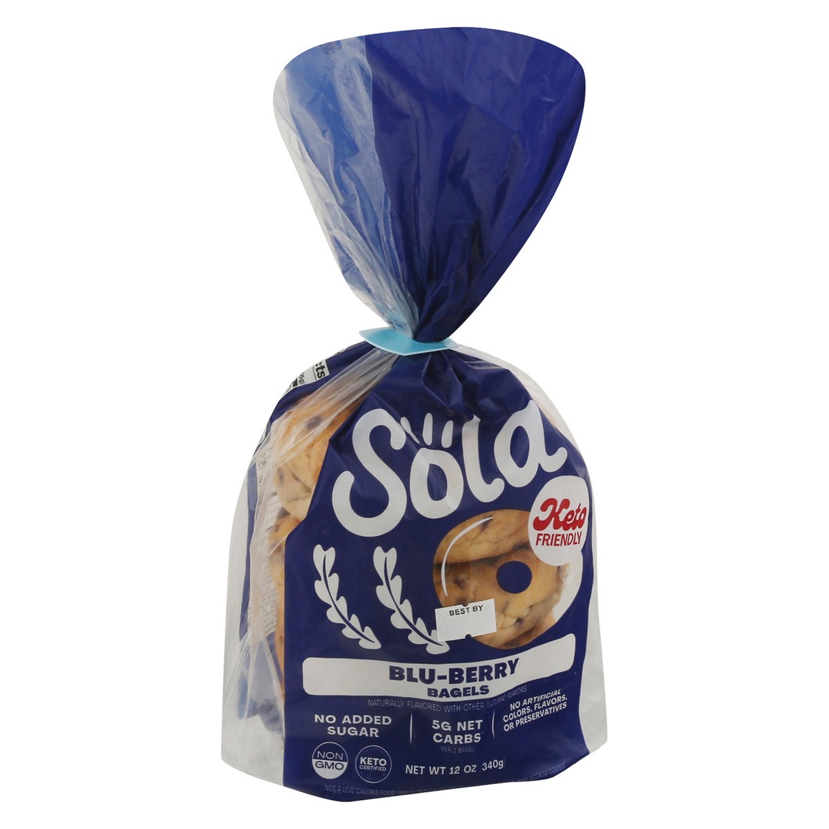 slide 8 of 9, Sola Blu-Berry Bagels 12 oz, 12 oz