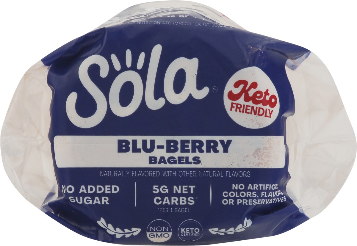 slide 9 of 9, Sola Blu-Berry Bagels 12 oz, 12 oz