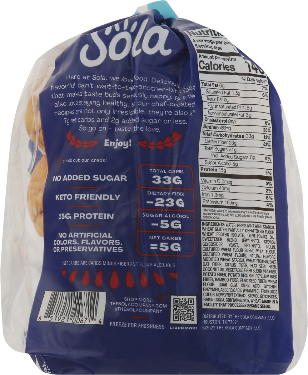 slide 7 of 9, Sola Blu-Berry Bagels 12 oz, 12 oz