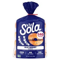 Sola Blu-Berry Bagels 12 oz