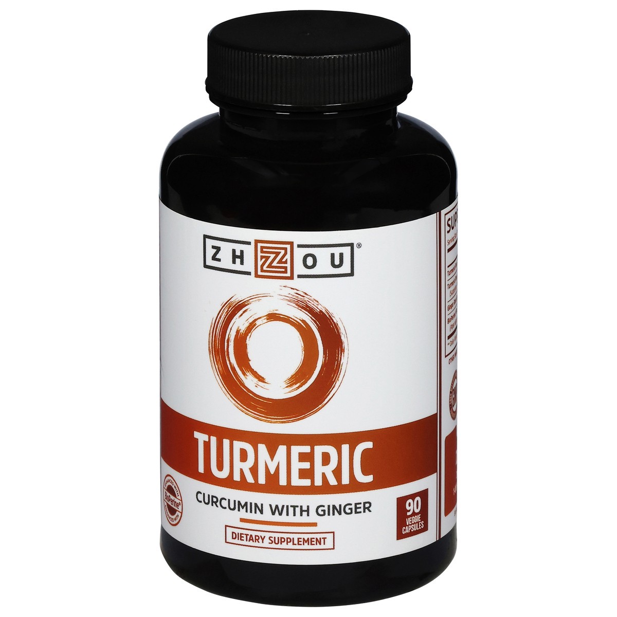 slide 11 of 13, Zhou Turmeric 90 Veggie Capsules, 90 ct