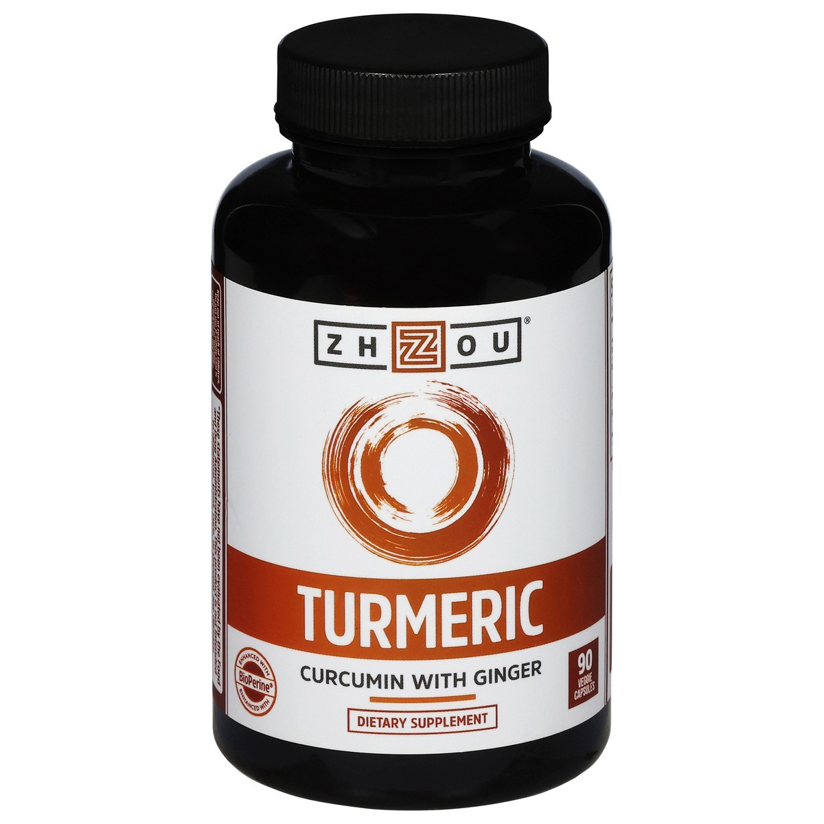 slide 1 of 13, Zhou Turmeric 90 Veggie Capsules, 90 ct