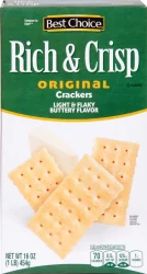 Best Choice Rich & Crisp Crackers - 16 oz