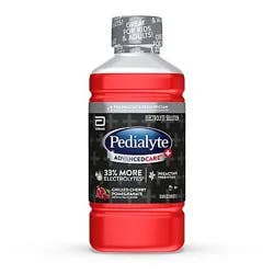 Pedialyte Advancedcare Plus Electrolyte Solution Ready To Drink Cherry Pomegranate - 33.8 Fl. Oz.