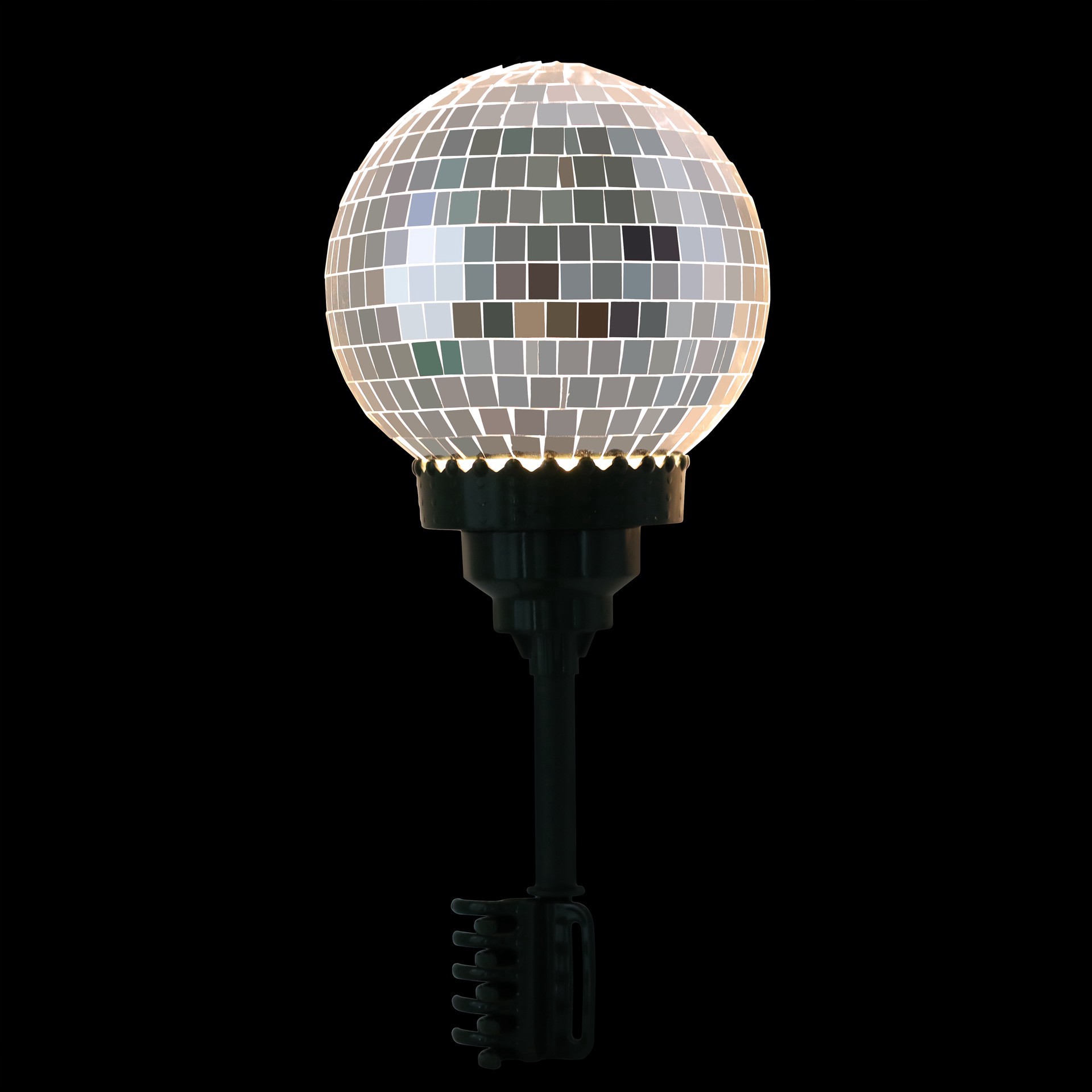 slide 2 of 3, 8" Rotating Disco Ball Lighted Tree Topper By Ashland, 8 in