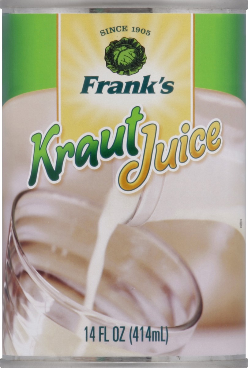 slide 1 of 4, Frank's Kraut Juice - 14 oz, 14 fl oz