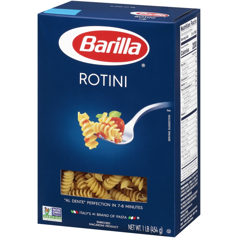 slide 3 of 8, Barilla Rotini Pasta, 16 oz