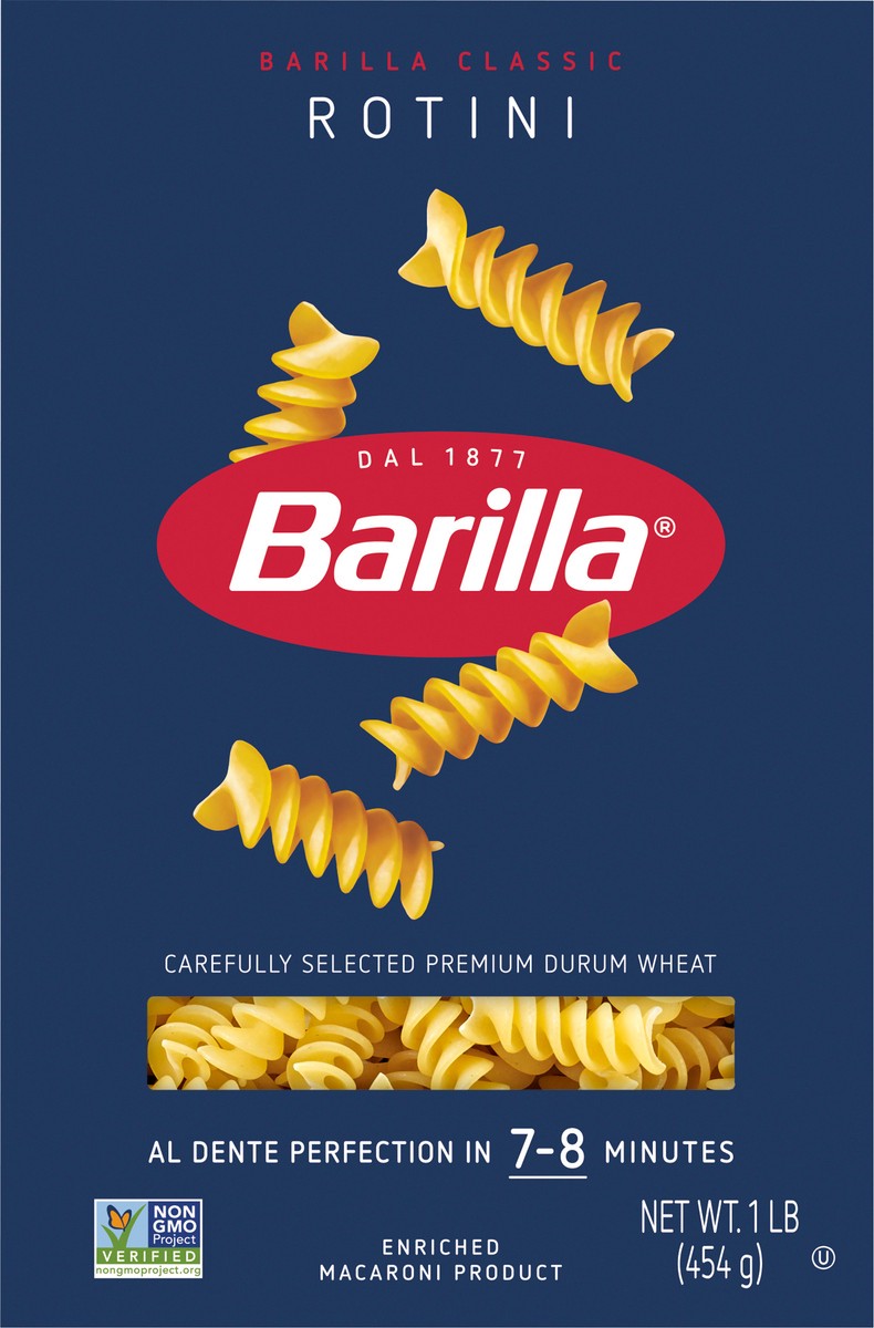 slide 6 of 9, Barilla Rotini 1 lb, 1 lb