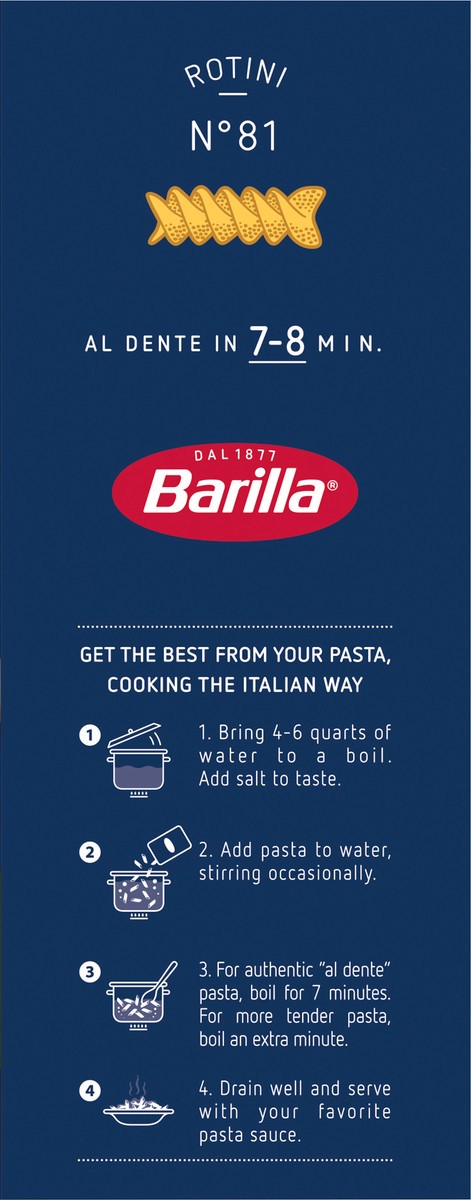 slide 7 of 9, Barilla Rotini 1 lb, 1 lb
