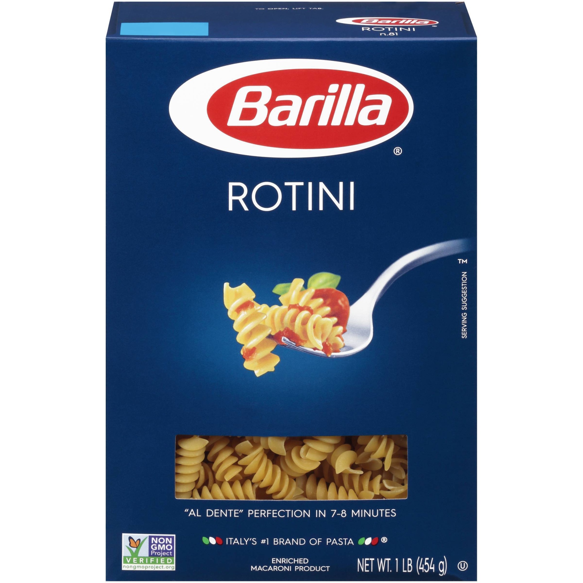 slide 1 of 8, Barilla Rotini Pasta, 16 oz