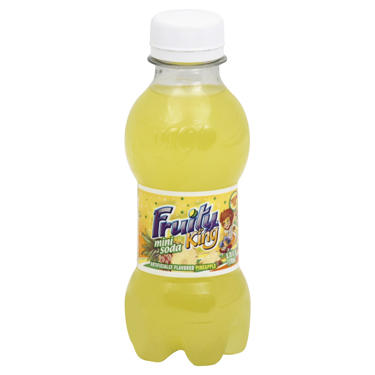 slide 3 of 5, Fruity King Mini Pineapple Soda - 5.75 fl oz, 5.75 fl oz