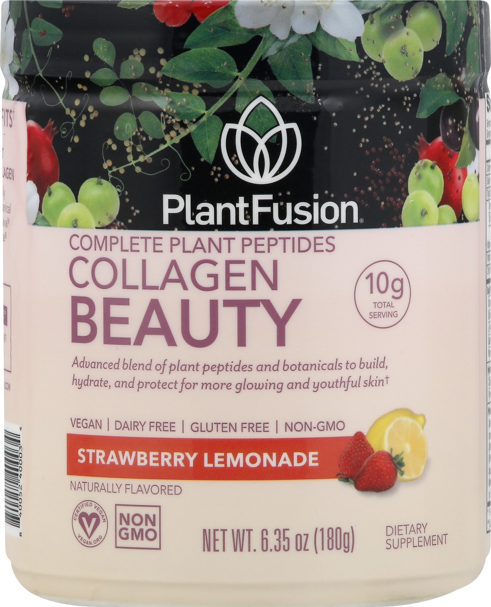 slide 12 of 12, PlantFusion Strawberry Lemonade Collagen Beauty 6.35 oz, 6.35 oz