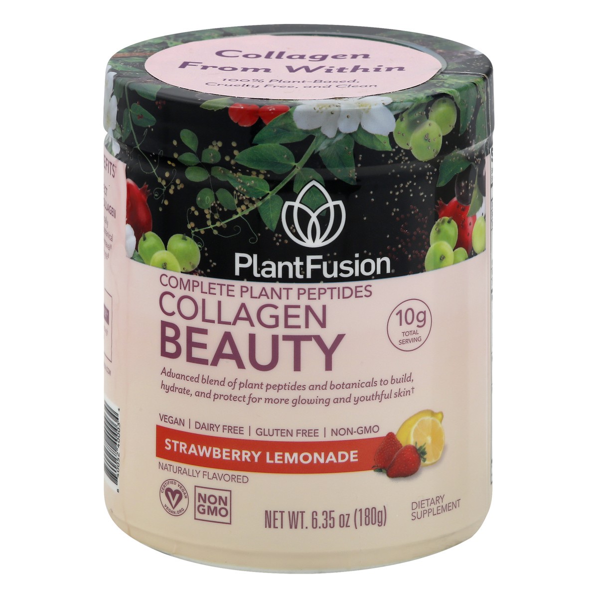 slide 5 of 12, PlantFusion Strawberry Lemonade Collagen Beauty 6.35 oz, 6.35 oz