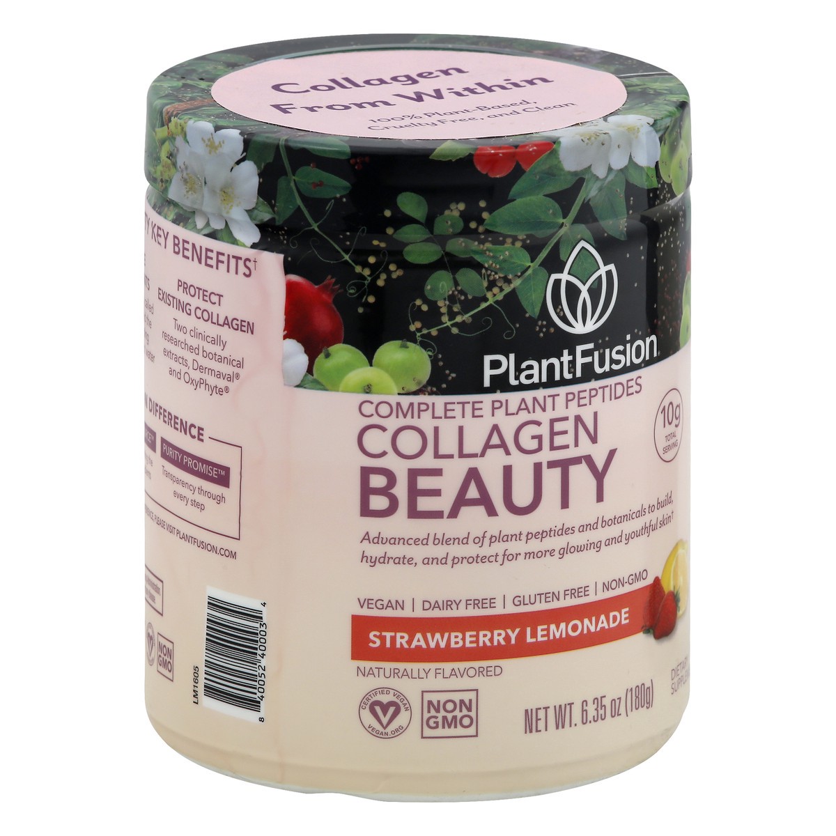 slide 11 of 12, PlantFusion Strawberry Lemonade Collagen Beauty 6.35 oz, 6.35 oz