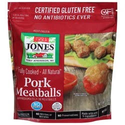 Jones Dairy Farm Pork Meatballs 18 oz