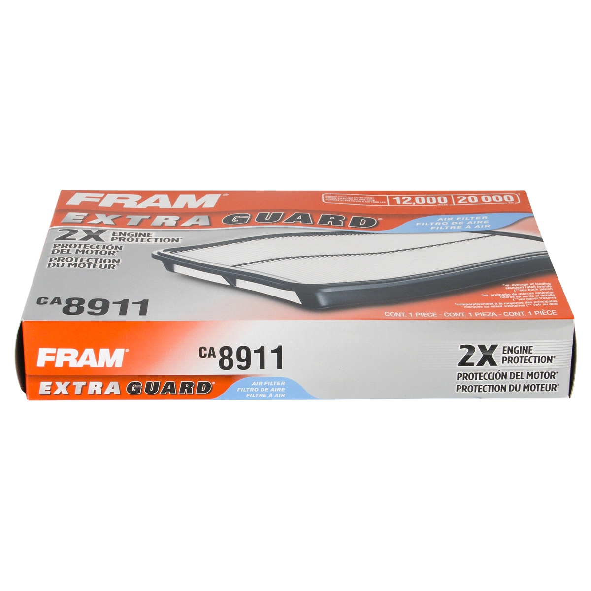 slide 6 of 6, Fram Extra Guard Air Filter CA8911, 1 ct