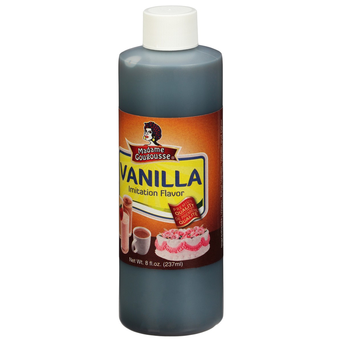 slide 8 of 10, Madame Gougousse Vanilla Imitation Flavor 8 fl oz, 8 fl oz