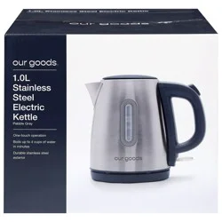 our goods Stainless Steel Water Kettle - Pebble Gray