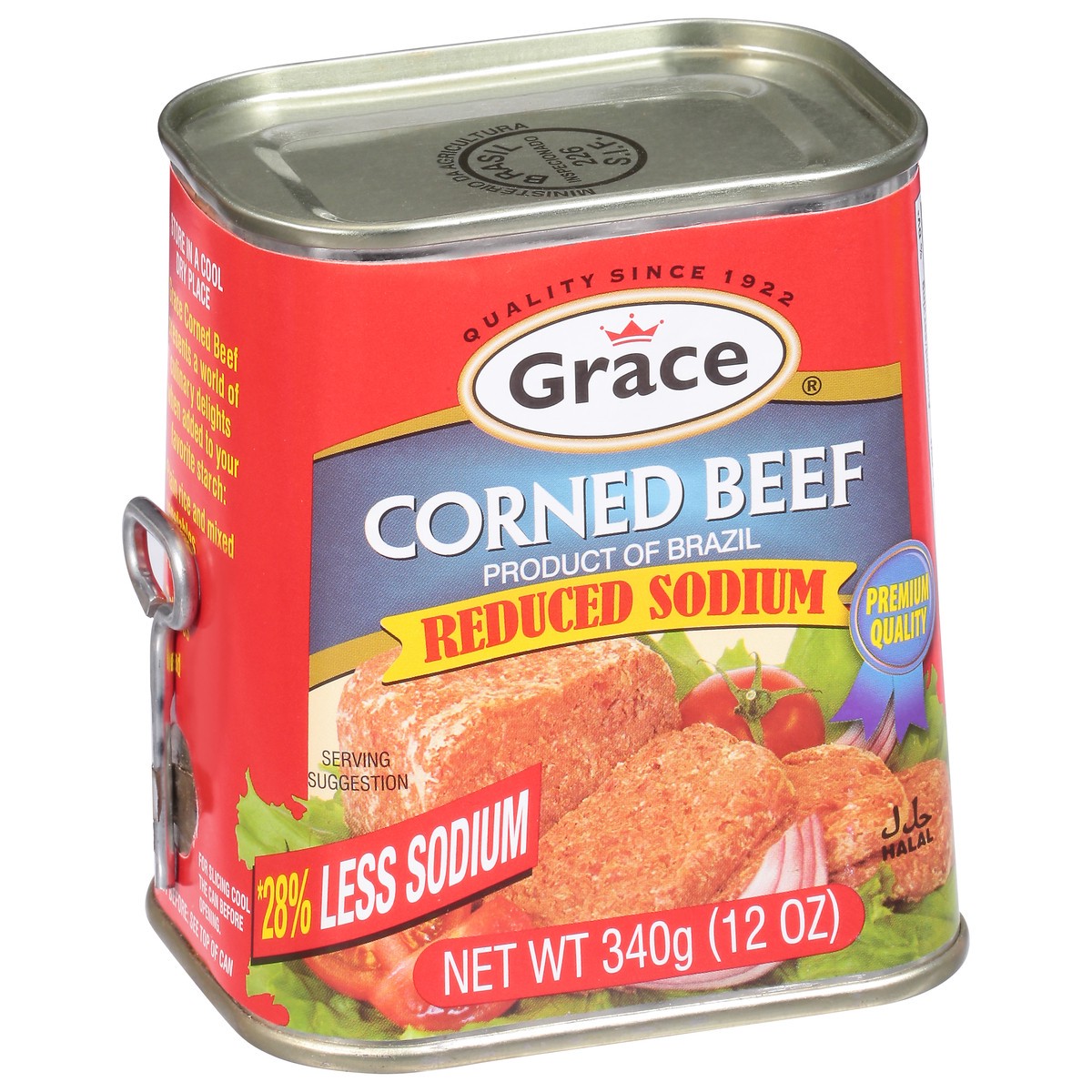 slide 6 of 11, Grace Reduced Sodium Corned Beef 12 oz, 12 oz