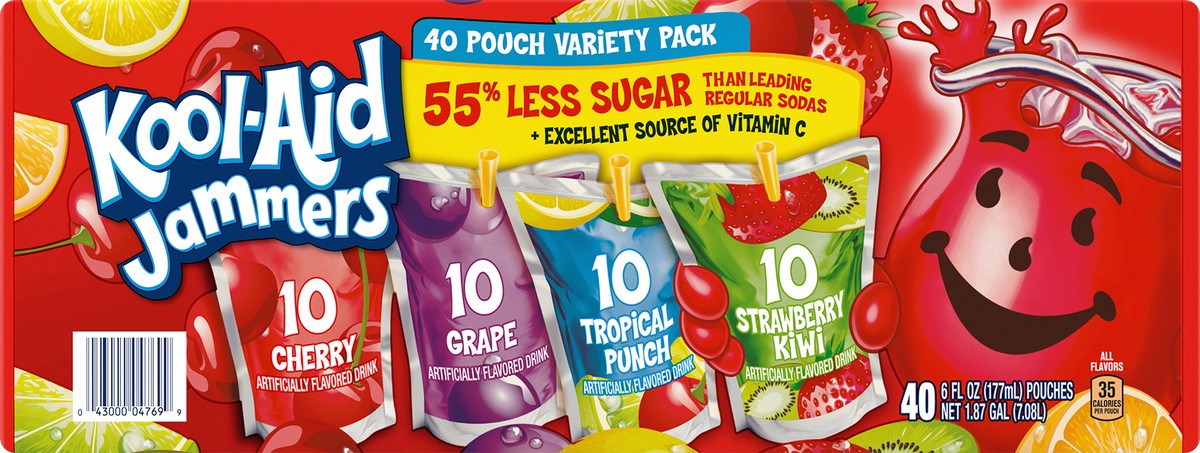 slide 1 of 14, Kool-Aid Jammers Variety Pack- 7.08 liter, 7.08 liter