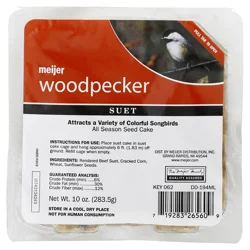 Meijer Woodpecker Blend Suet Cake