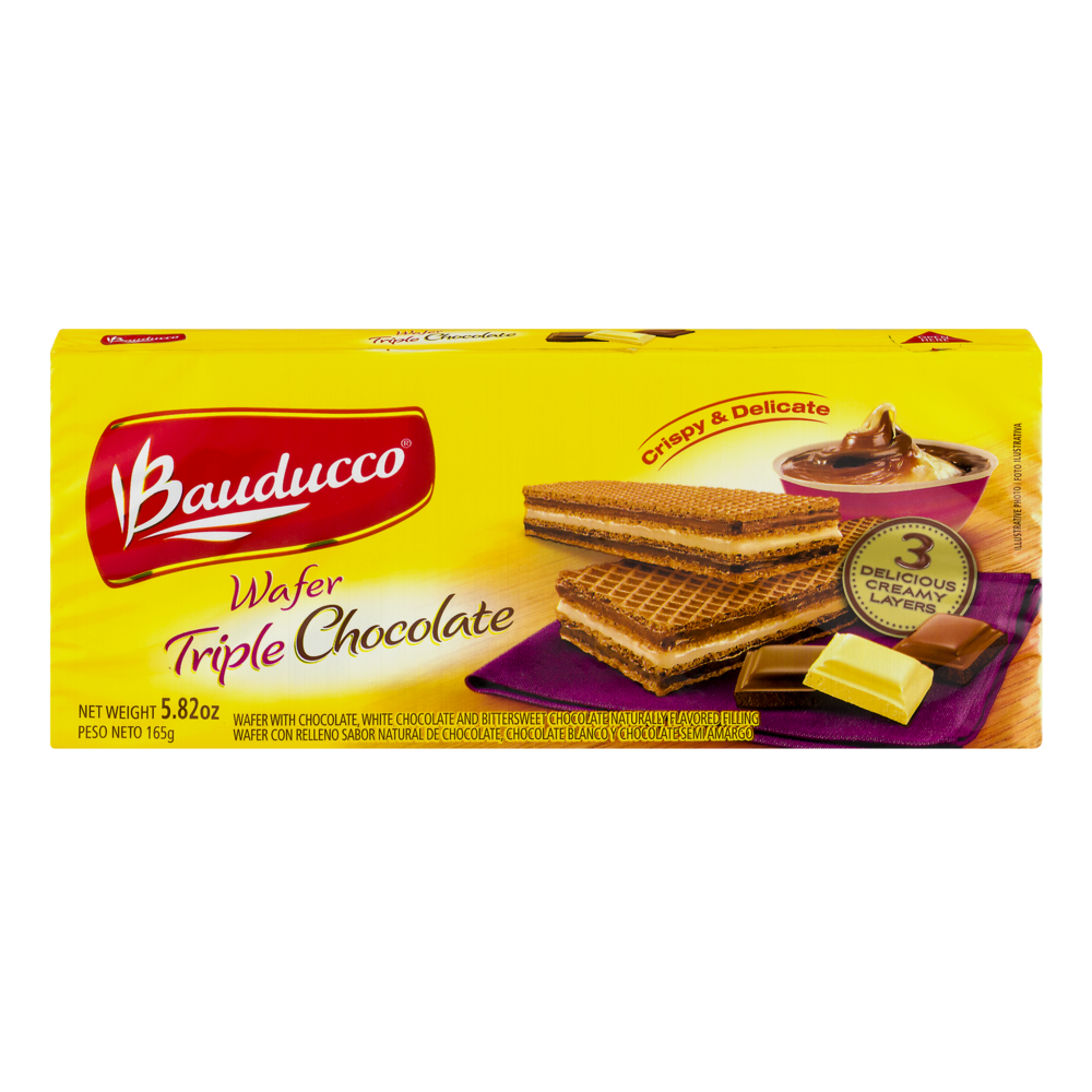 slide 1 of 1, Bauducco Wafer Triple Chocolate Box, 5.8 oz